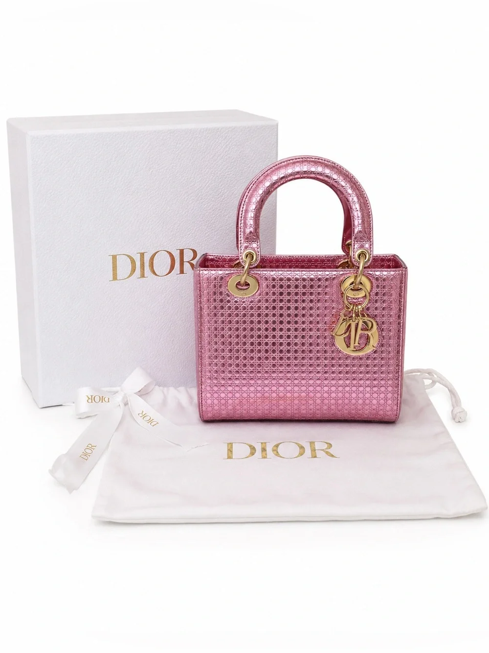 🆕 💖✨Metallic Pink Mini Lady Bag ✨💖 - Picture 1 of 15